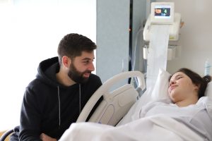 Anthony and Laura at Mercy Hospital for Women